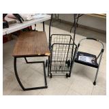 Step stool, cart, table