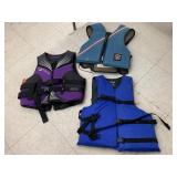 3cnt Life jackets
