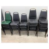 Cushioned chairs