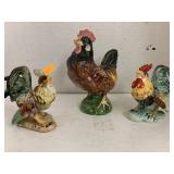 3 Chickens, Hens, or Roosters