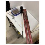 Door edges, brush, pliers, misc