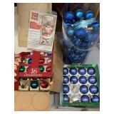 Christmas ornaments, stencils, misc