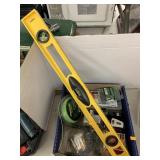 Misc Flat, Levels, Drywall Screws, Tape Measure