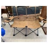 Kelty love seat folding chairs