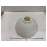 Vntg milk glass lamp shade