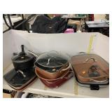 Cook Pans, Red Copper, Electric Skillet with Cord