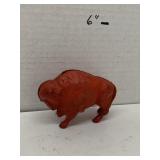 Cast Iron Bison Bank