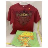 2 T Shirts, Hallowicked Signed has Stains,