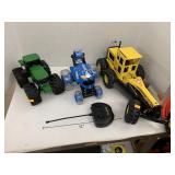 John Deere tractor, Tonja Truck and RC Car