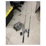 2cnt Fishing Poles and Plano Bag