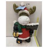 Cement Christmas Moose