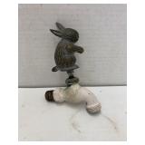 Rabbit handle water spigot