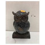 Glass owl (previously lighted)