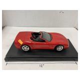 Mounted metal die cast Corvette