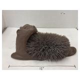 Vntg cast iron John Wright beaver boot cleaner