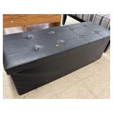 Bench w/ Storage - lot includes contents