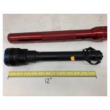 2 Flashlights, Black one no Charger