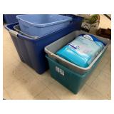 Totes with no lids, briefs, misc