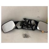 2 Side Mirrors w Hardware