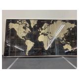 World map decor