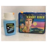 Vntg Night Rider Thermos and lunch box