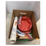 Tupperware Box, Pastry Mat, Frosting Dispenser