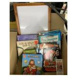 Childrenï¿½s Books and white board