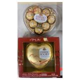 Chocolate Lot. Ferreo Rocher. Heart and bites
