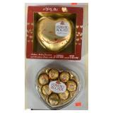 Chocolate Lot. Ferreo Rocher. Heart and bites