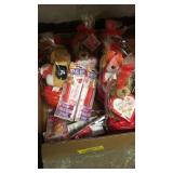 Assorted valentines candy