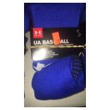 Under Armor. UA Baseball. Over the Calf Sock.