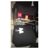 Under Armor. UA Baseball. Over the Calf Sock.