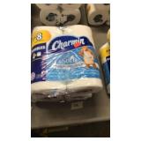 2packs  of Charmin  toilet paper 4 doubles =8