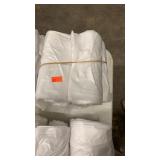 4 rolls white trash bags