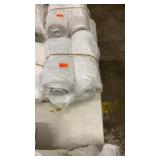 4 rolls white trash bags