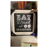 Eat and drink sign