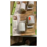 2 sets bed casters