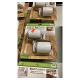 2 sets bed casters