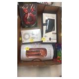 Chargers, cables, flash drive