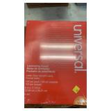 2 boxes of Laminating pouches