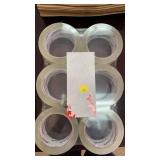 A package of 6 rolls of universal tape