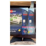 2 boxes of tent cards