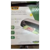 A box of thermal laminating pouches