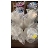 4 plastic cup sleeves