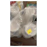 4 plastic cup sleeves