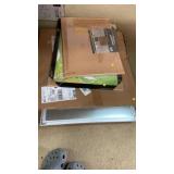 White Board, bulletin board and frame