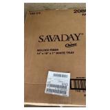 Savaday white trays