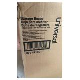 Universal storage boxes