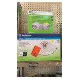 Ceiling fan light and spot light