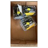 3 pack Batteries